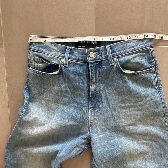 Veronica Beard  Dylan high waist wide leg jeans in Tulum, size 29 - Picture 14 of 17